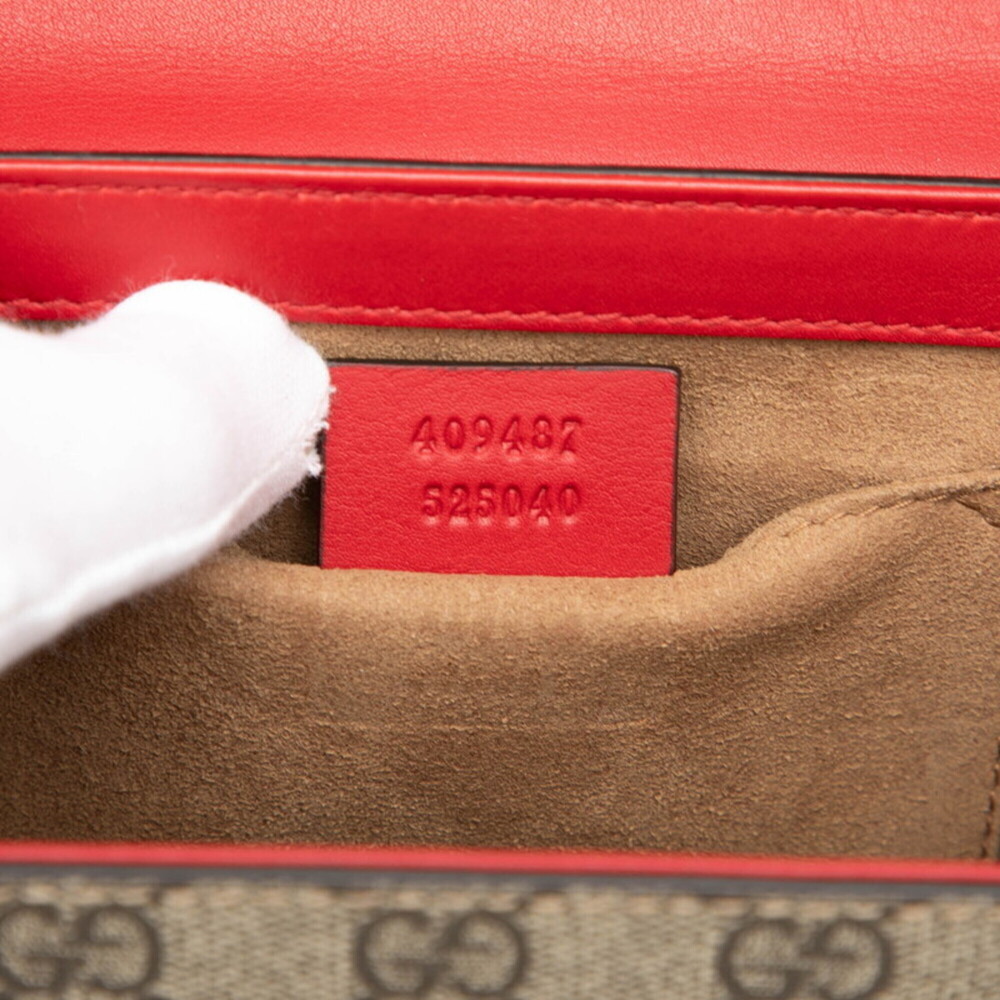 GUCCI Authentic Cream Leather Shoulder Bag - Picture 6 of 6